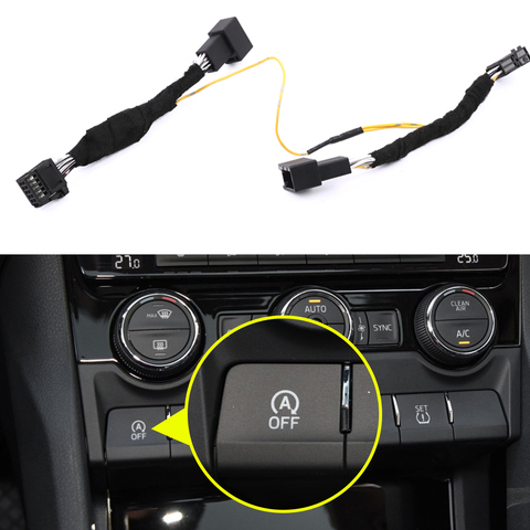 For Skoda Kodiaq 2016-2022 Car Automatic Stop Start Engine System Off Device Intelligent Sensor Plug Smart Stop Cancel ► Photo 1/5