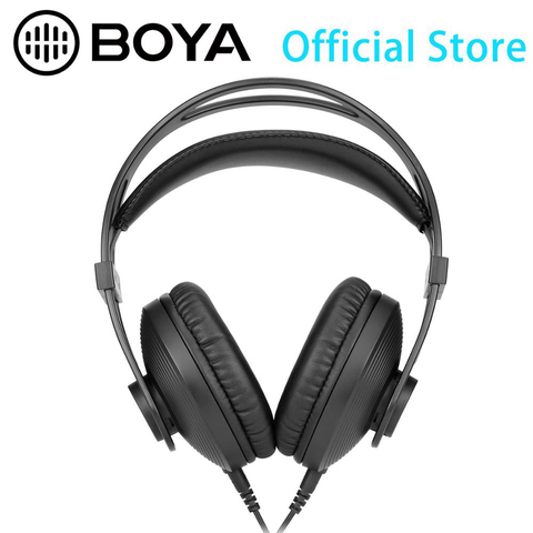 BOYA BY-HP2 Circumaural Ergonomic Professional Monitoring Headphone for Audio Recording, Post-Production, High-Power Device ► Photo 1/6