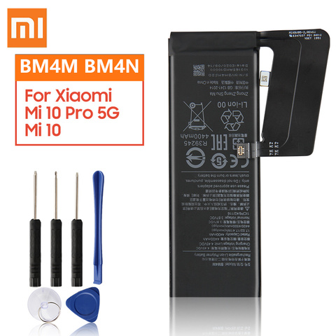 Original Replacement Battery BM4M BM4N For Xiaomi Mi 10 Pro 5G Xiaomi 10Pro Mi10 5G Genuine Phone Battery 3900mAh ► Photo 1/6