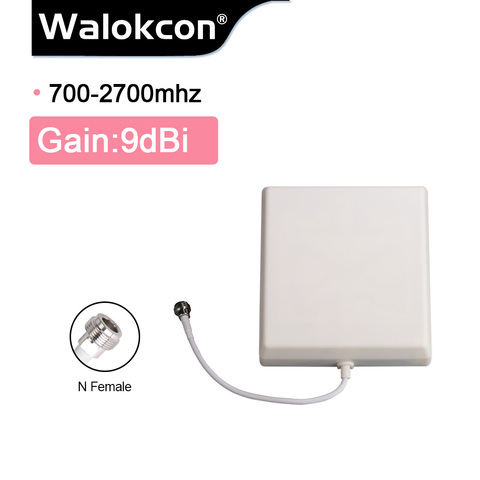 9dBi 700mhz-2700hz 2G 3G 4G LTE Mobile Phone Antenna N Type Gain Indoor Panel Internal Cellphone Antenna For Signal Booster ► Photo 1/6