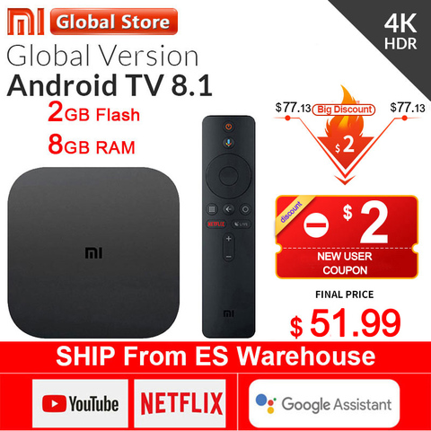 Xiaomi 4K UHD TV Box S Media Player