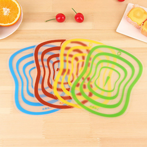 Flexible Transparent Cutting Board Kitchen PP Cutting Boards Classification Chopping Board ► Photo 1/6