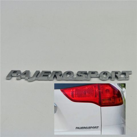 Pajerosport Rear Trunk Badge Emblem Logo For Mitsubishi Pajero Sport 2010-2016 Nameplate Triple Diamond ► Photo 1/5