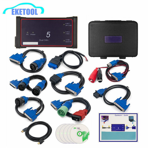 DPA5 Heavy Duty DPA 5 Without Bluetooth Dearborn Protocol Adapter Multi-Language Truck Diagnostic Scanner New Released Full Set ► Photo 1/6