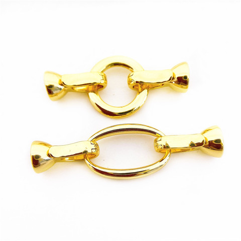 Wholesale DIY Natural Stones Beads Jewelry Making Accessories Silver/Gold/Rose Gold Metal Connector Clasps Findings ► Photo 1/5