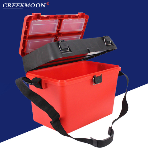 Fishing Box for Baits Waterproof Plastic Lure Boxes Fly Fishing Tackle Storage Box Supplies Accessories High Strength Can Sit ► Photo 1/1