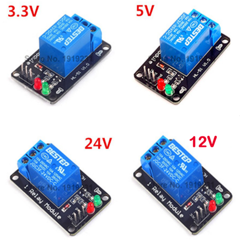 3.3V 5V 12V 24V Low Level Trigger 1 Channel Relay Module Interface Board Shield for PIC AVR DSP ARM MCU Arduino ► Photo 1/6