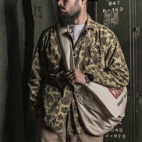 Bronson USMC P-42 Reversible Jacket Vintage Herringbone Duck Hunter Military Uniform ► Photo 1/6