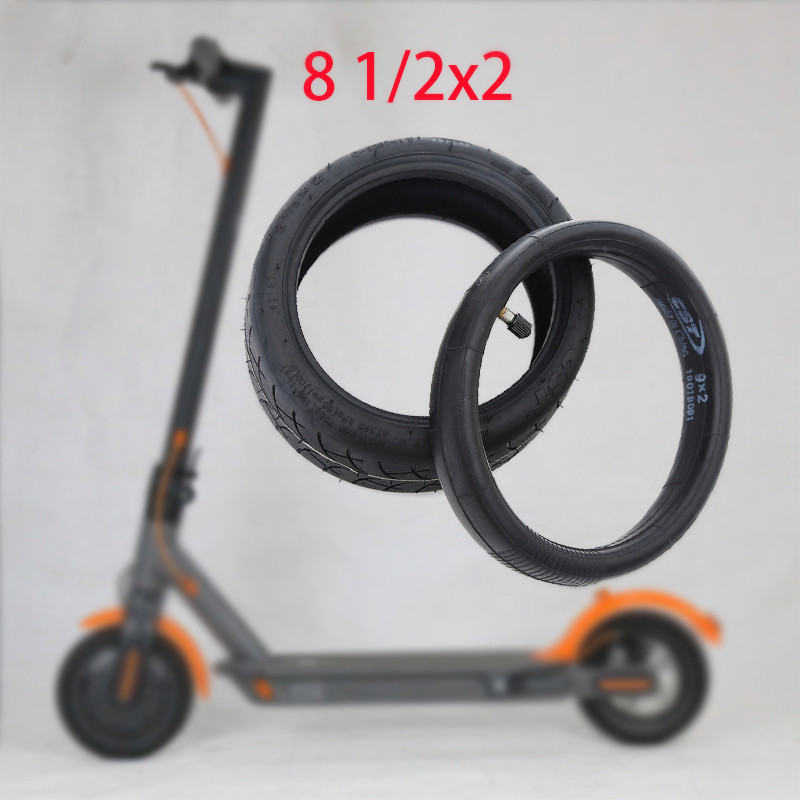 Outer/Solid Tube Tires 8 1/2x2 Thick Wheel for Xiaomi M365&pro Electric Scooters 