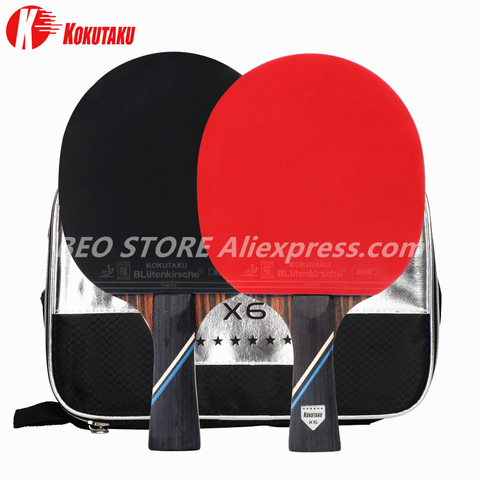 KOKUTAKU Racket 4/5/6 Star Carbon Table Tennis Racket ITTF Professional KOKUTAKU Ping Pong Bat Paddle ► Photo 1/6