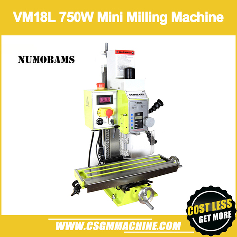 NUMOBAMS VM18L 750W Brushless Motor Mini Milling Machine DIY Drilling Metal Milli Machine ► Photo 1/6