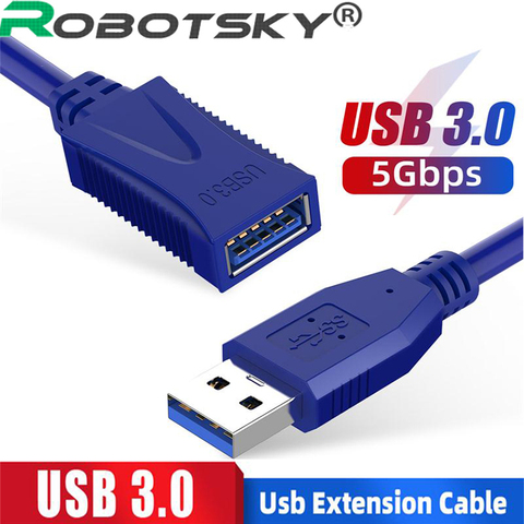 USB3.0 Male To Female Extension Cable High Speed Data Transmission Cable For Hard Stick TV Computer Desktop Mouse Extender ► Photo 1/6