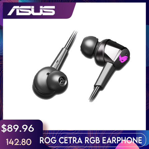 faglært Grusom Alperne Price history & Review on ASUS ROG Cetra RGB Gaming Phone Accessories  Earphone In-Ear 7.1 Channel ANC Active Noise Reduction For ROG Smartphone  Type-c | AliExpress Seller - E-Sport game Store 