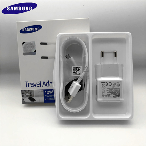 Pour Samsung Galaxy A10 : Chargeur USB Original 2A + Câble Long