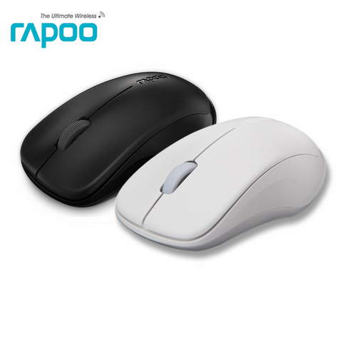 Original Rapoo Silent Wireless Optical Mouse Mute Button Click Mini Noiseless Game Mice 1000 DPI for Macbook PC Laptop Computer ► Photo 1/6