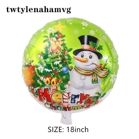 Celebration Christmas Wine Bottles Decorations Snowman Party Foil Balloon Santa Candy Red Box Happy New Year Children's Gift ► Photo 1/6