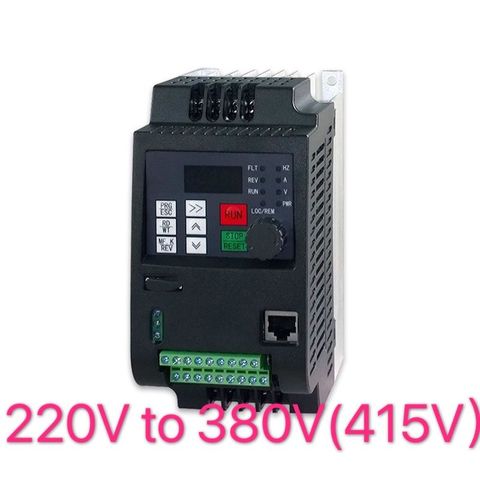 VFD 2.2KW single phase to 3 phase inverter 220v to 380v variable frequency drive converter ► Photo 1/3