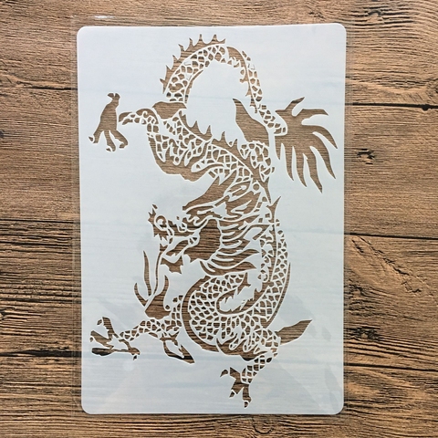 26*18cm Animal Dragon Stencils  DIY Craft Layering Stencils For Walls Painting Scrapbooking Stamping Stamp Album Decorative ► Photo 1/1