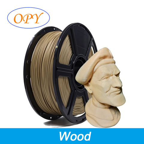 Pla Wood Filament 3D Printer Wooden Plastic 1.75Mm 1Kg Nature Materials 10M 100G Sample ► Photo 1/6