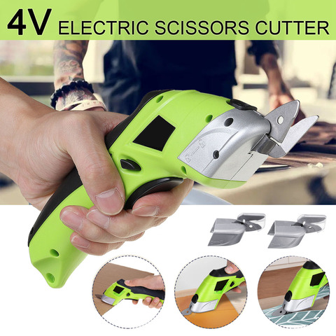 4V Cordless Rechargeable Electric Scissors Fabric Leather Cloth Sewing Cutting Knife Tailor Scissor Shears Handheld Scissors ► Photo 1/6