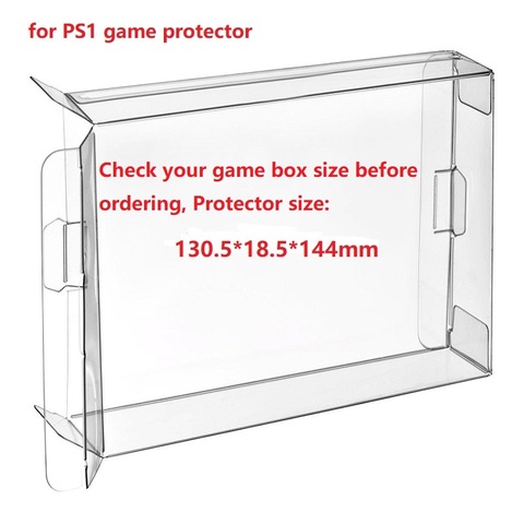 H 10pcs Carts Clear CIB Game Box Case Protector Sleeve for PS1 Dual CD Playsation 1 PS2 PS4 PSP PS Vita PS5Box ► Photo 1/6