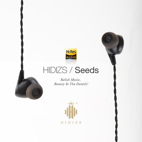 HIDIZS Seeds Hifi Dynamic In-ear earphone High Resolutio IEM with 5N oxygen-free copper 3.5/2.5mm balanced cable ► Photo 1/5