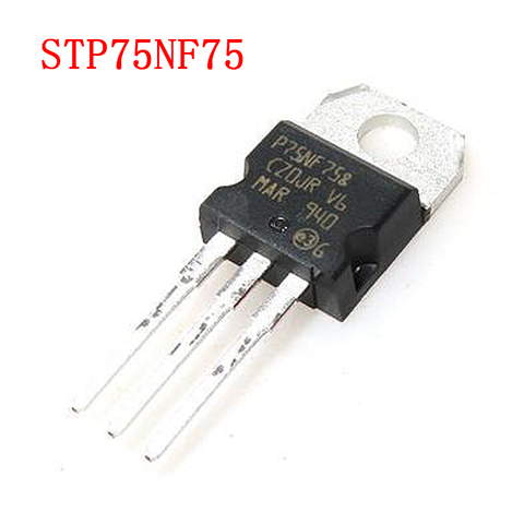 10PCS STP75NF75 P75NF75 TO-220 TO220 75NF75 MOS FE new original ► Photo 1/1