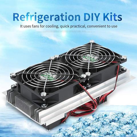 Thermoelectric Peltier Refrigeration Cooling System Semiconductor Refrigeration Cooler DIY Kit Mini Air Conditioner Fridge ► Photo 1/6