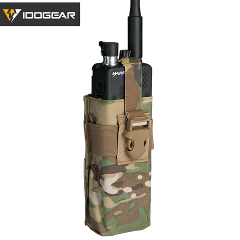 IDOGEAR Tactical Radio Pouch For RRV vest Walkie Talkie MOLLE MBITR TRI PRC-148 152 Airsoft Tactical Tool Pouch 3552 ► Photo 1/6