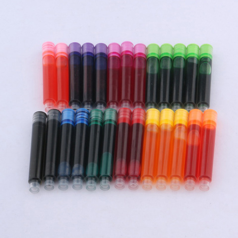10pc 3.4mm Fountain Pen Ink refill Converter Pump Cartridges Pen ink BLUE color School Office Writing Supplies ► Photo 1/6
