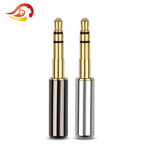 QYFANG 3.5mm 3 Pole Stereo Gold Plated Copper Earphone Plug Audio Jack Wire Connector Metal Adapter For B&O H6H7/H8 HiFi Headset ► Photo 1/6