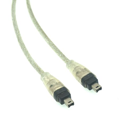 1.5M FireWire 4P to 4Pin to 6pin IEEE 1394 iLink Adapter Cable Cord Wire Lead High Speed 150cm 4P to 4Pin IEEE-1394 6pin Cable ► Photo 1/6