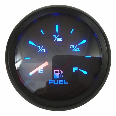 Pack of 1 New Arrival Auto 52mm Fuel Level Gauges 0-190ohm or 240-33ohm 0-180ohm Fuel Level Meters with 8 Kinds Backlight Color ► Photo 1/6