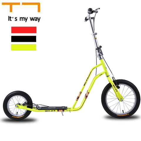 T7 16 Inch Rubber Tyre inflatable wheel City Scooter Safe with Brake ► Photo 1/6