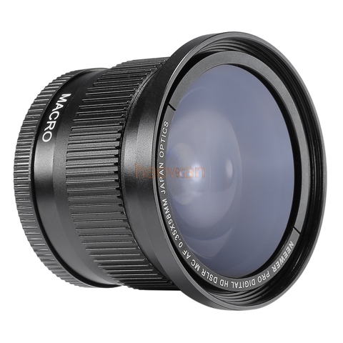 58mm 0.35x Fisheye Wide Angle with Macro Conversion LENS for canon 5d3 6d 7d 60d 70d 80d 650d 700d 600d 550d 1000d 760d camera ► Photo 1/6