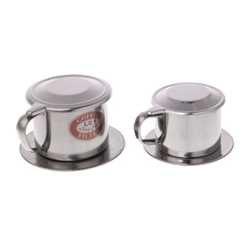 Vietnamese Coffee Filter Stainless Steel Maker Pot Infuse Cup Serving Delicious ► Photo 1/6