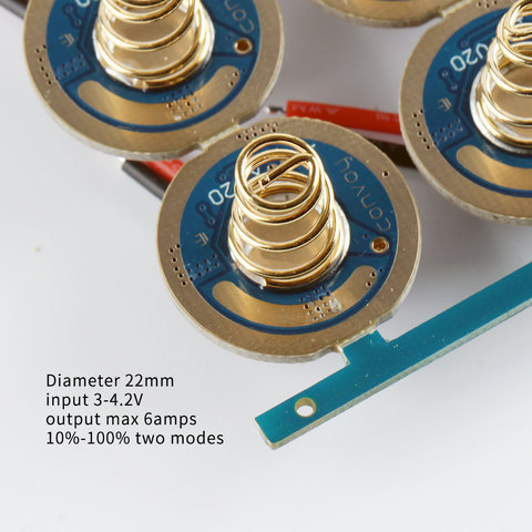 22mm driver ,input 3-4.2V, max output 6amps, 10%-100% 2modes ► Photo 1/1