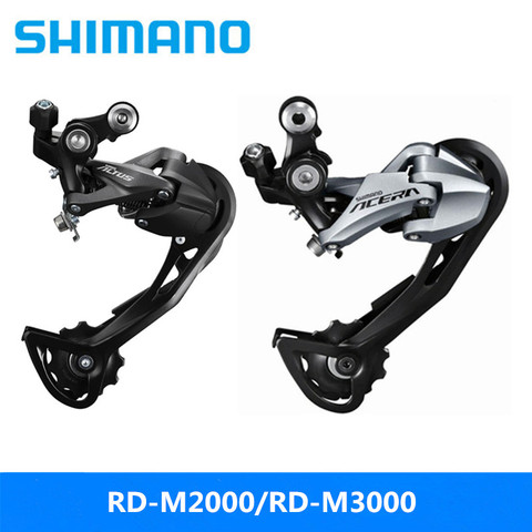 SHIMAN0 ACERA RD-M2000 preto/RD-M3000 prata disco traseiro mountain bike desviador traseiro 9/27 velocidade M390 nova marca orig ► Photo 1/6