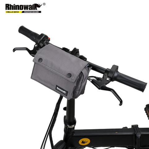 RHINOWALK Folding Bike Handlebar Bag 3 Type Multi-function Front Frame Bag Travel Storage Handbag X2010/X2011/X2012  with Cover ► Photo 1/6