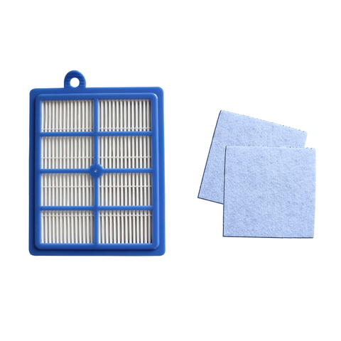 Washable 1PCS dust Hepa Filter H12 H13+2PCS Motor cotton filter for Philips Electrolux AEG Vacuum Cleaner replacement parts ► Photo 1/6