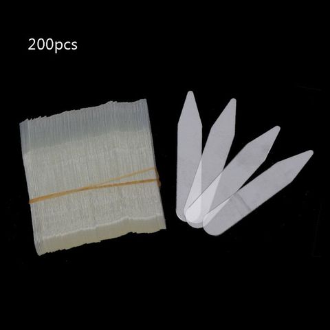 200Pcs Plastic Collar Stiffeners Stays Bones Set For Dress Shirt Men's Gifts Clear Plastic Collar Stays 55 x 10 mm ► Photo 1/6