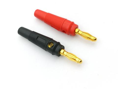 10pcs new Gold plated Plated 4mm Banana Plug for Audio Speaker Connectors ► Photo 1/6