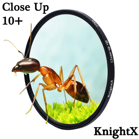 KnightX Macro Close Up Camera Lens Filter 10+ For Canon Eos Sony Nikon 400d D5300 200d 1300d D600 49mm 52mm 55mm 58mm 62mm 67mm ► Photo 1/5