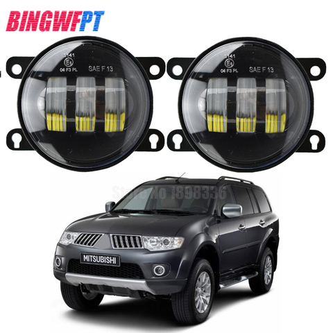 2PCS Leds Chips LED Fog Light Lamp 12V H11 For Mitsubishi Pajero Montero Sport 2008-2014 L200 Halogen Fog Lamps ► Photo 1/6