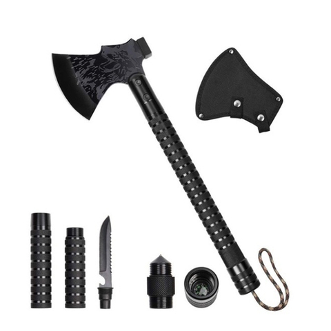 Foldable Camping Axe Multi-Tool Kit Survival Emergency Gear Portable Camp Axe Outdoor Axe Wild Survival Tool Dropshipping ► Photo 1/6