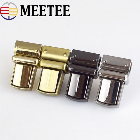 2/5/10pcs 22x38mm Handbag Mortise Lock Bag Locks Buckle Twist Turn Lock Snaps For DIY Replacement Bags Purse Clasp Closure ► Photo 1/6