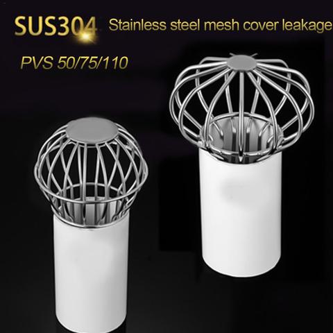 304 Stainless Steel Drain Outdoor Roof Anti - Blocking Line Cap Round Net Cover Drainage Floor Line Leak Gutter Guard Filter ► Photo 1/6