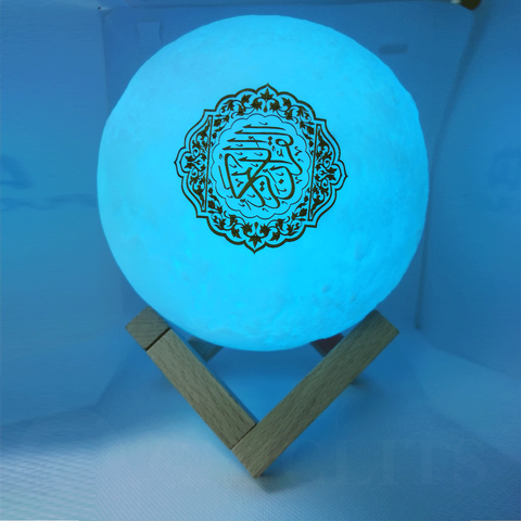 Quran LED Night Light Wireless quran Bluetooth Speakers Colorful Moon Muslim Speaker Koran With Remote Control ► Photo 1/6