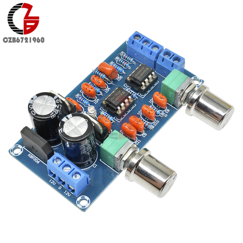 Low-pass Filter NE5532 Subwoofer Volume Process Circuit Amplifer Board AC 9V-15V ► Photo 1/6