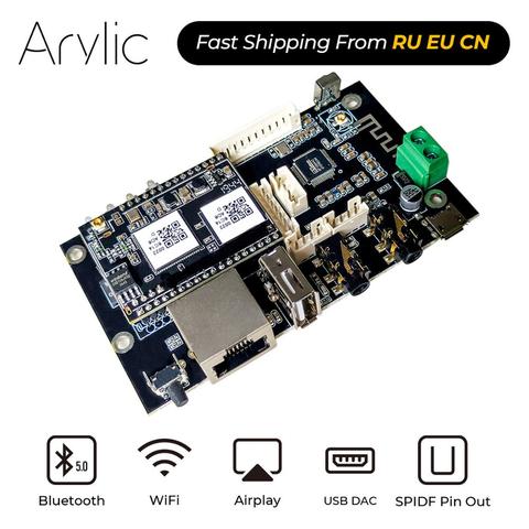 Up2Stream Pro V3 WiFi and Bluetooth Audio Receiver Module Circuit Board with Spotify Connect DLNA Airplay I2S Analog Output ► Photo 1/6